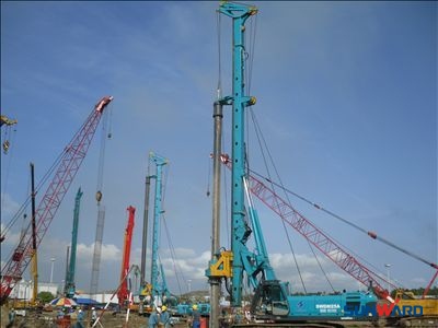 beat365官网旋挖钻机助力委内瑞拉中央电厂建设