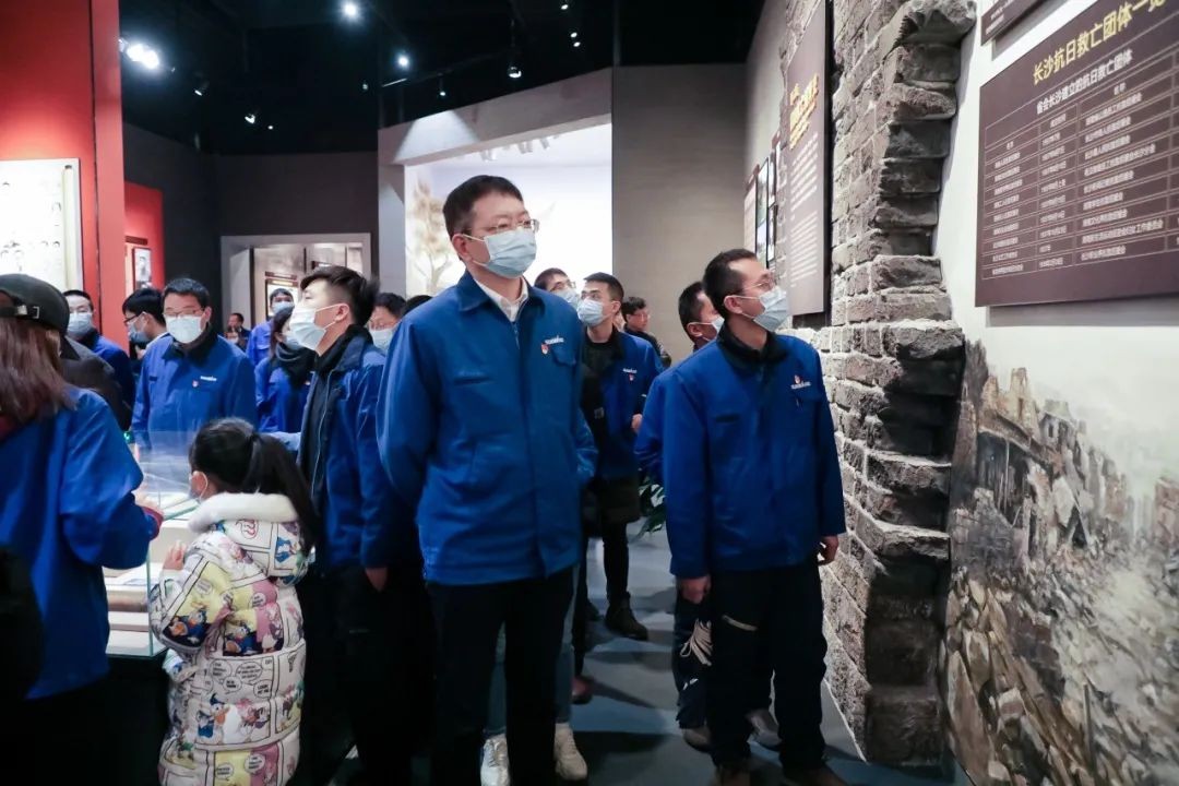 觅红色历史 践初心使命——beat365官网全体党员赴长沙党史馆开展主题党日活动