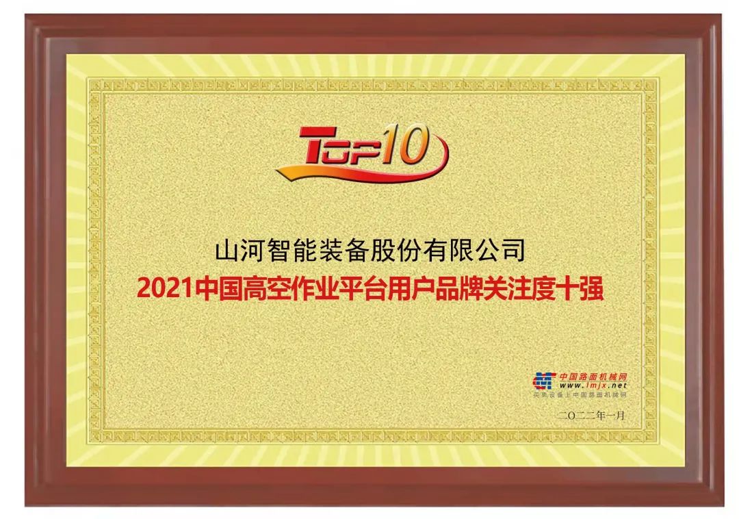 品牌赋能!beat365官网登上“工程机械用户品牌关注度十强”榜单