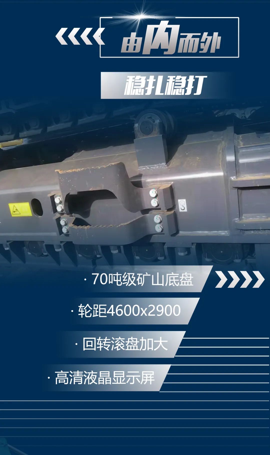一图读懂 | 又一矿山重载施工利器！beat365官网SWE650FB破碎锤重磅亮相