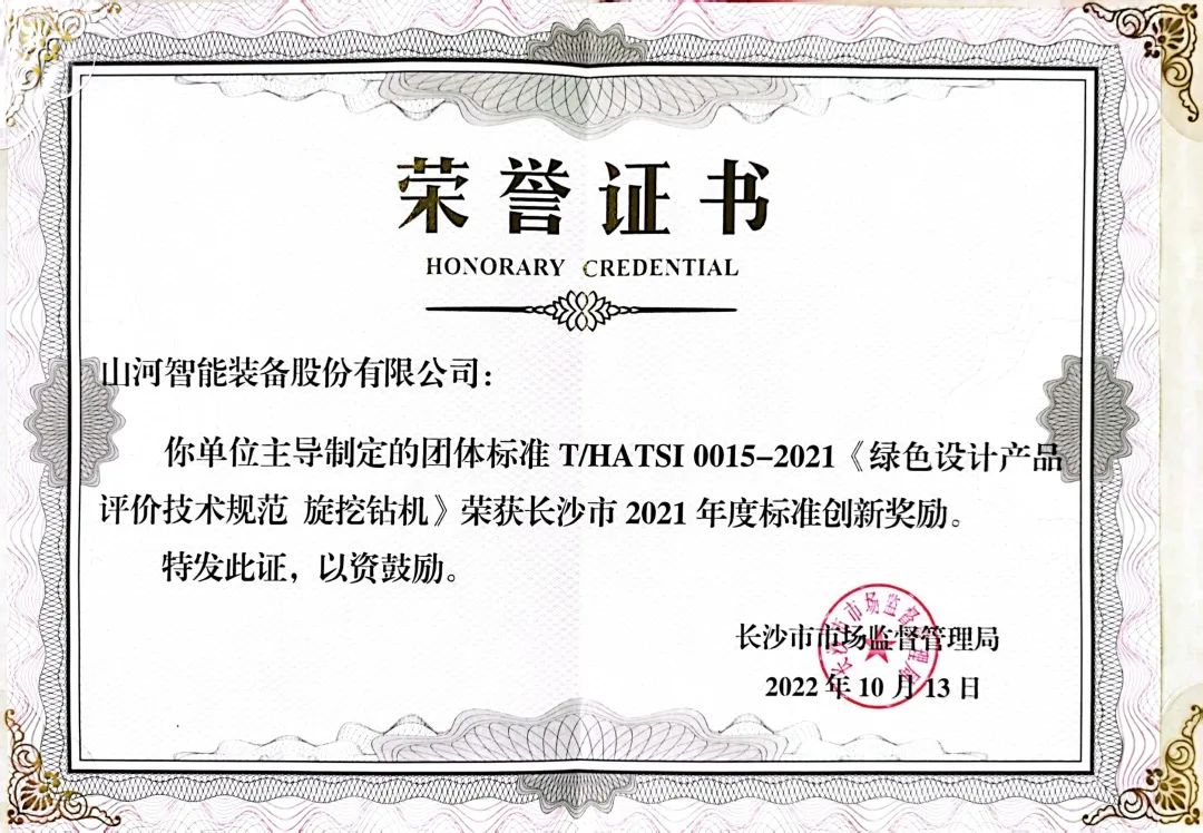 喜讯!beat365官网荣获长沙市2021年度标准创新奖励
