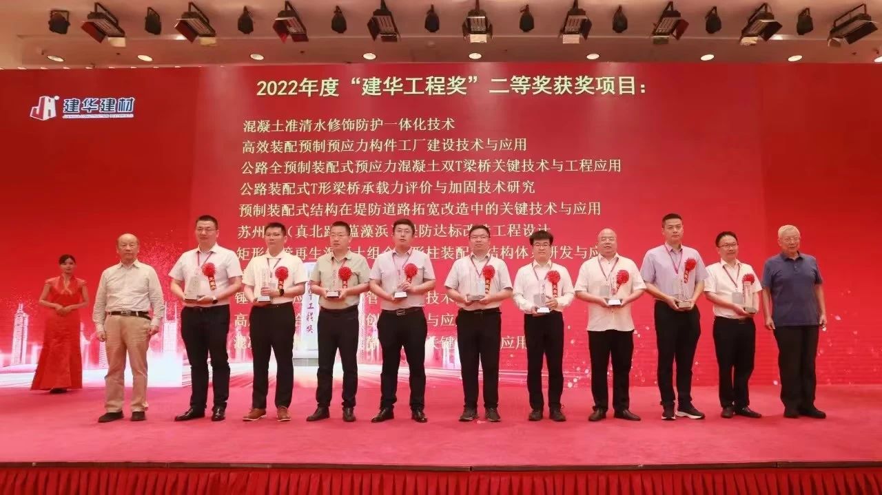 喜讯!beat365官网荣获“建华工程奖”二等奖