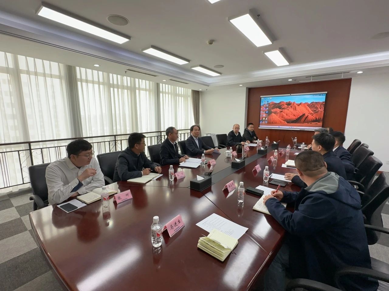 beat365官网董事长付向东带队拜访中煤地质总局、大地特勘公司