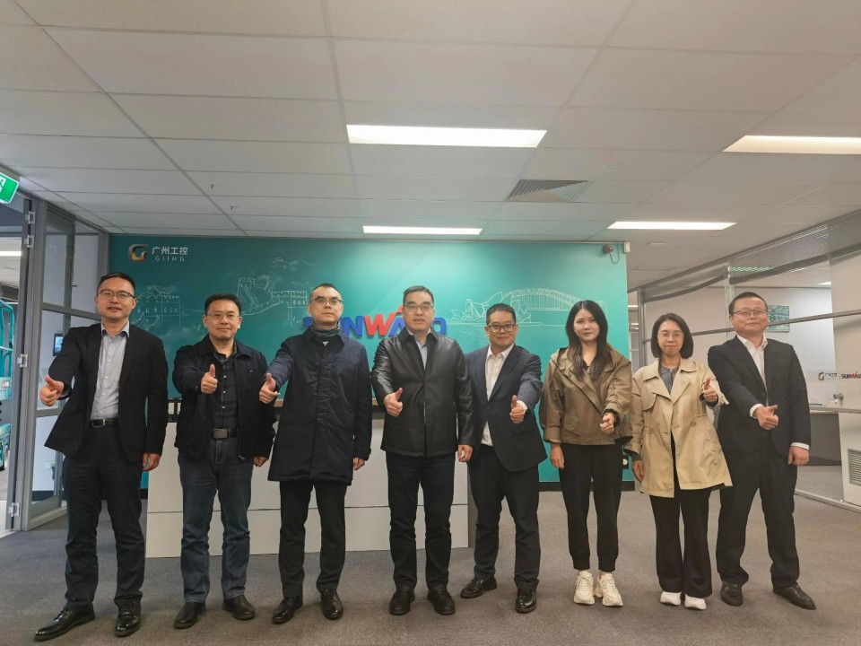广州工控集团总经理王福铸率队考察beat365官网澳大利亚子公司